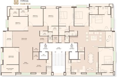 Project Image of 3150.0 - 3265.0 Sq.ft 4 BHK Apartment for buy in Arihant Aura