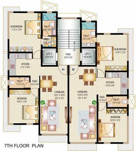 Project Image of 685.0 - 720.0 Sq.ft 2 BHK Apartment for buy in JPV Pratap Villa