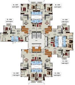 Project Image of 950.0 - 1740.0 Sq.ft 2 BHK Apartment for buy in Mantri Webcity