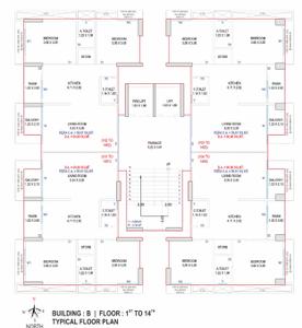 Project Image of 633.03 - 729.79 Sq.ft 2 BHK Apartment for buy in Veena Avenue