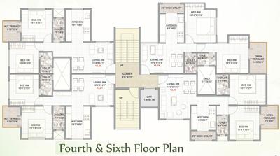 Project Image of 461.0 - 566.0 Sq.ft 2 BHK Apartment for buy in Hari Jyot Harith