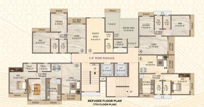 Project Image of 301.17 - 889.53 Sq.ft 1 RK Apartment for buy in Kothari K D Hermitage Building No 1