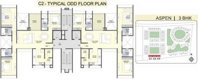Project Image of 1273.0 - 1329.0 Sq.ft 3 BHK Apartment for buy in Sanklecha The Metrozone Aspen C2