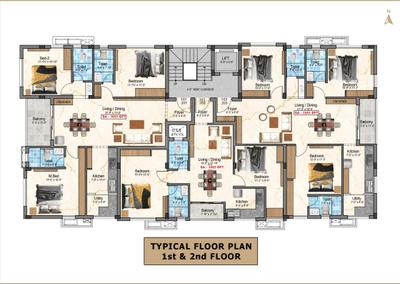 Project Image of 1062.0 - 2005.0 Sq.ft 2 BHK Apartment for buy in SHPF Elite