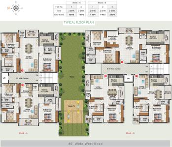 Project Image of 1364.0 - 2150.0 Sq.ft 2 BHK Apartment for buy in Saanvi Spring Meadows