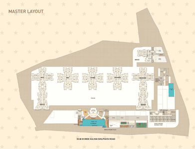 Project Image of 1038.07 - 1151.2 Sq.ft 3 BHK Apartment for buy in Paradise Sai World Dreams Phase 3 Tower No 4 Spring