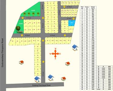 Project Image of 800.0 - 2400.0 Sq.ft Residential Plot Plot for buy in Wisdom Sri Sai Baba Nagar Phase 1