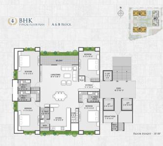 Project Image of 3755.0 - 4755.0 Sq.ft 4 BHK Apartment for buy in Western The Laurels