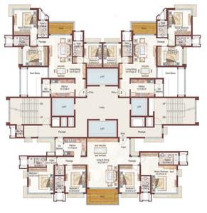 Project Image of 1138.0 - 3050.0 Sq.ft 3 BHK Apartment for buy in Ashford Royale Tower A
