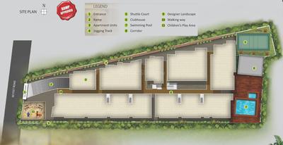 Project Image of 955.0 - 1540.0 Sq.ft 2 BHK Apartment for buy in Rsun Clover Apartments Homes