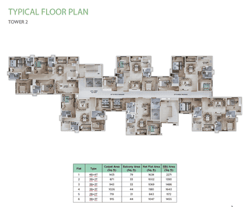 Project Image of 651.0 - 1390.0 Sq.ft 2 BHK Apartment for buy in Bhawani Paraiso
