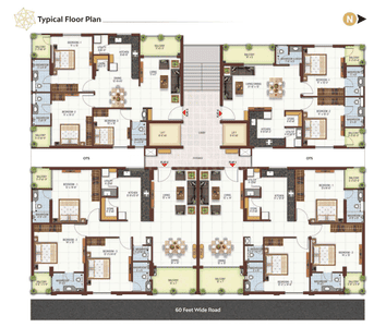 Project Image of 1560.0 - 2325.0 Sq.ft 2 BHK Apartment for buy in Galaxy Solitaire