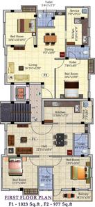 Project Image of 0.0 - 977.0 Sq.ft 2 BHK Apartment for buy in Newel Arunachaleswar