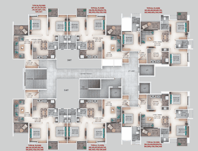 Project Image of 668.0 - 892.0 Sq.ft 2 BHK Apartment for buy in Majestique Rhythm County Phase II