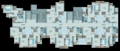 Project Image of 380.0 - 764.0 Sq.ft 1 BHK Apartment for buy in Provident Palm Vista