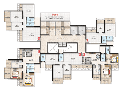 Project Image of 1245 Sq.ft 2 BHK Apartment / Flat for sale in Ulwe for Rs. 19500000