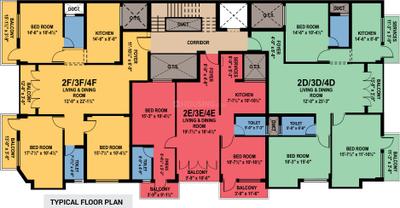 Project Image of 789.0 - 1091.0 Sq.ft 2 BHK Apartment for buy in Vishnoo Sundar Krishna
