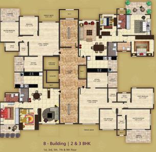 Project Image of 915.0 - 1201.0 Sq.ft 2 BHK Apartment for buy in Mantri Eternity B