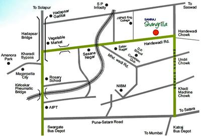 Sahyadri Sanraj Shangrilla Location Plan 1