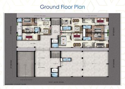 Project Image of 1550 Sq.ft 3 BHK Apartment / Flat for sale in Sector 107 for Rs. 7750000
