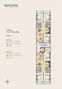Project Image of 1240.0 - 1599.0 Sq.ft 3 BHK Apartment for buy in Keshwar Enclave