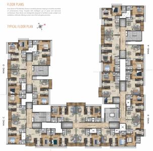 Project Image of 457.0 - 752.0 Sq.ft 1 BHK Apartment for buy in The Meridian Towers