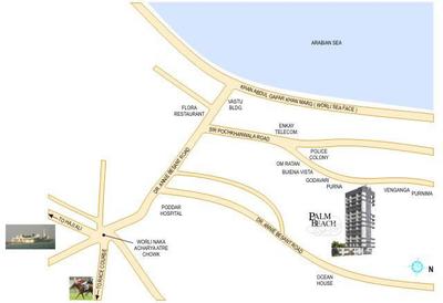 Project Image of 0.0 - 2300.0 Sq.ft 3 BHK Apartment for buy in Peninsula Palm Beach