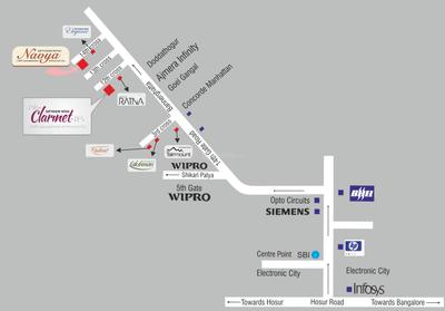 Project Image of 1125.0 - 1227.0 Sq.ft 2 BHK Apartment for buy in Sapthagiri Ratna Clarinet