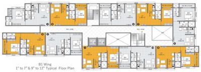 Project Image of 311.0 - 481.0 Sq.ft 1 BHK Apartment for buy in Risali JP Symphony