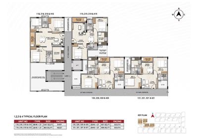 Project Image of 807.0 - 984.0 Sq.ft 2 BHK Apartment for buy in DAC Millennium