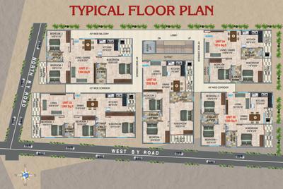 Project Image of 1015 Sq.ft 2 BHK Apartment / Flat for sale in Sompura for Rs. 4800000