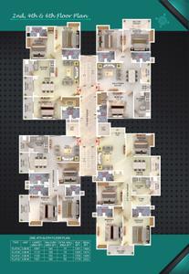 Project Image of 1664.0 - 2222.0 Sq.ft 3 BHK Apartment for buy in Riscon Abode