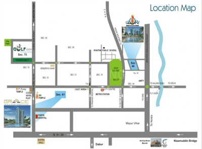 Project Image of 1560.01 - 1905.97 Sq.ft 4 BHK Apartment for buy in Gardenia Glory 46 Phase 6 