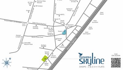 Project Image of 564.14 - 782.21 Sq.ft 2 BHK Apartment for buy in Pushpak Skyline