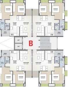 Project Image of 345.52 - 418.07 Sq.ft 2 BHK Apartment for buy in Maskan Al Hayat