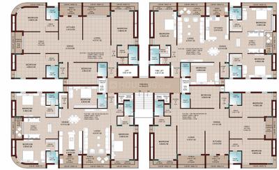 Project Image of 2212.74 - 2223.18 Sq.ft 4 BHK Apartment for buy in Ramdut Builders Clifton