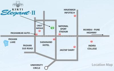 Project Image of 1200.0 - 3000.0 Sq.ft 2 BHK Apartment for buy in Kirti Elegant Phase 2