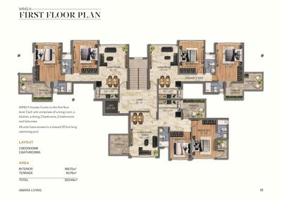 Project Image of 914.0 - 1463.0 Sq.ft 2 BHK Apartment for buy in Archizi Amara Living