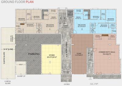 Project Image of 1488.0 - 1836.0 Sq.ft 3 BHK Apartment for buy in Vikramshila Vihar