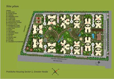 Project Image of 1805 Sq.ft 3 BHK Apartment / Flat for sale in Noida Extension for Rs. 18950695