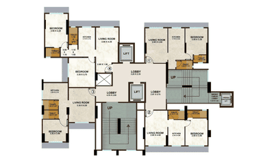 Project Image of 384.0 - 630.0 Sq.ft 1 BHK Apartment for buy in Jay Krishna
