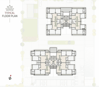 Project Image of 1305.0 - 1574.98 Sq.ft 3 BHK Apartment for buy in The Crest
