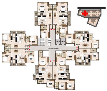 Project Image of 872.0 - 995.0 Sq.ft 3 BHK Apartment for buy in Concorde Spring Meadows
