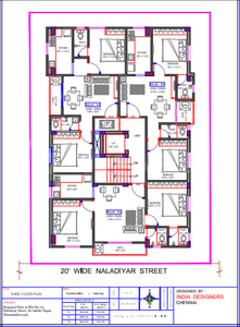 Rishis Star Flats Star Flats Cluster Plan for 3rd Floor 1