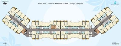 Project Image of 710.0 - 1121.0 Sq.ft 1 BHK Apartment for buy in Hallmark Emerald