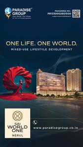 Project Image of 840.0 - 1495.0 Sq.ft 2 BHK Apartment for buy in Paradise Sai World One Residential