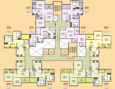 Project Image of 462.85 - 635.07 Sq.ft 1 BHK Apartment for buy in Spectrum BA Swadesha Phase 2