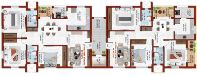 Project Image of 1566.0 - 1602.0 Sq.ft 3 BHK Apartment for buy in KCEE Kamalalayam