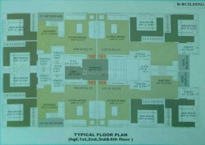 Project Image of 542.07 - 543.04 Sq.ft 2 BHK Apartment for buy in Vimlaben Dhirubhai Siddheshwar Residency