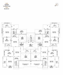 Project Image of 1122.78 - 2656.1 Sq.ft 3 BHK Apartment for buy in Shreenath Aambaag II
